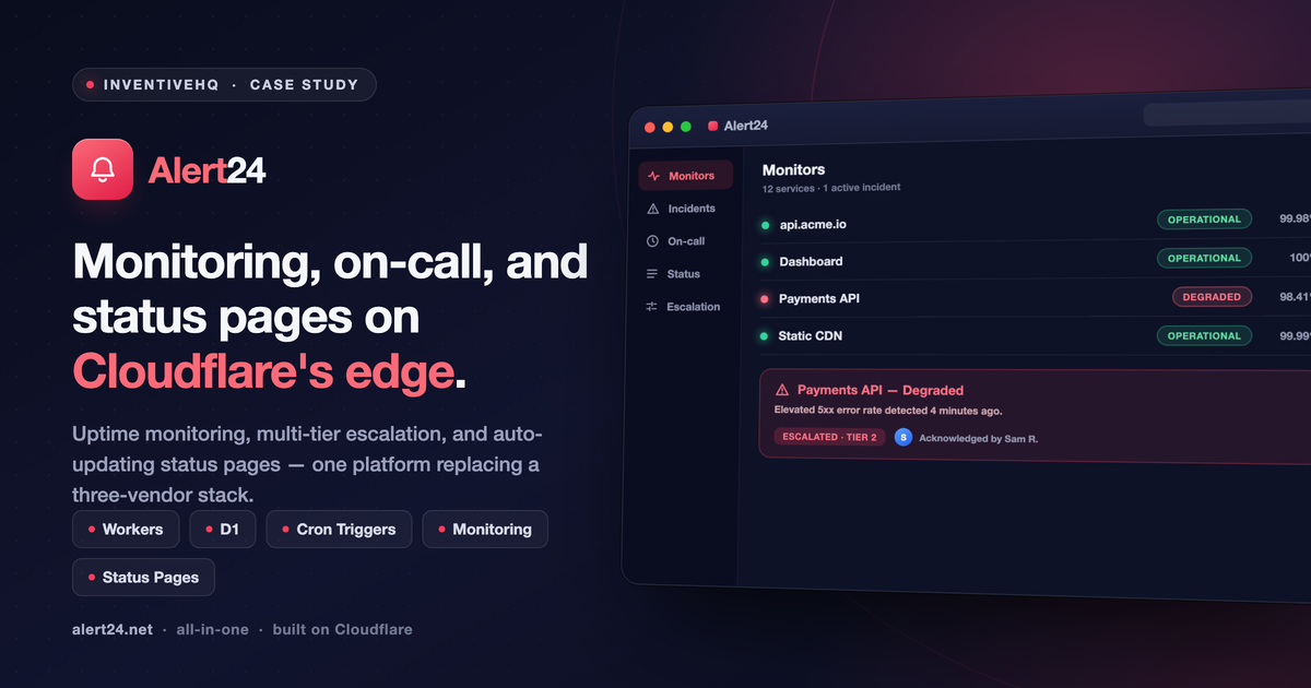 Building an Incident Management Platform on Cloudflare's Edge
