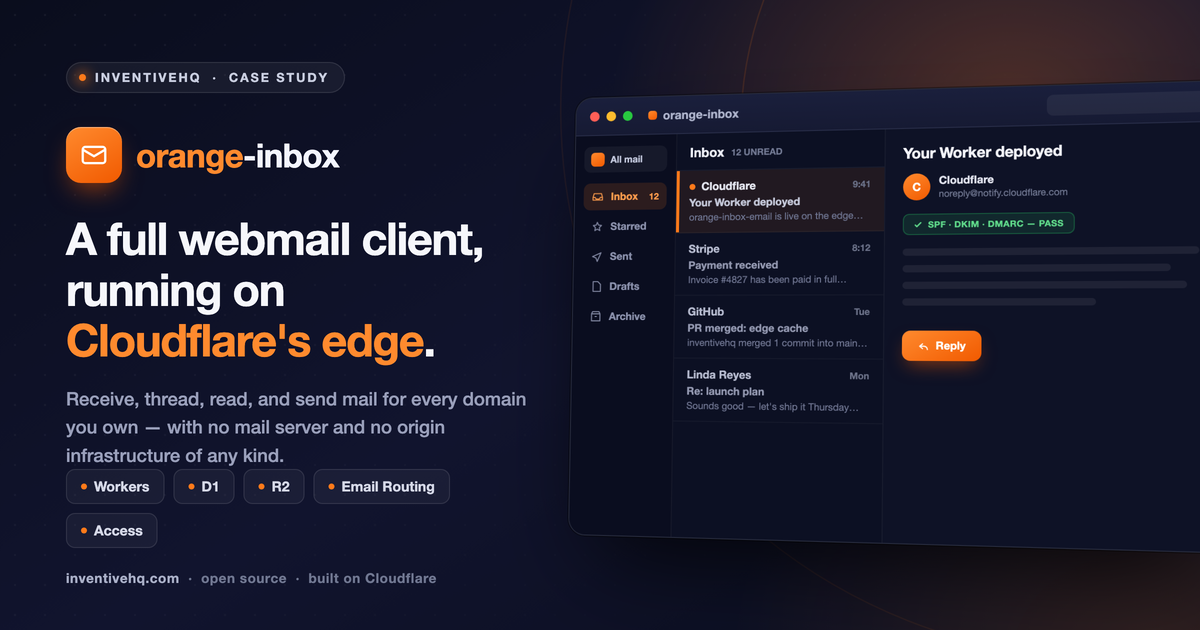 Building a Self-Hosted Webmail Client on Cloudflare's Edge