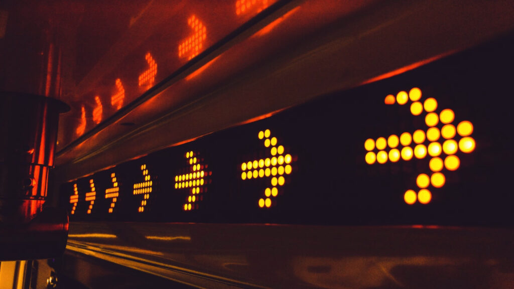 "Directional arrows illustrating Python switch statements logic flow."